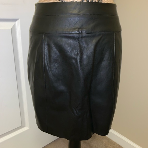 Express Faux Leather Mini Skirt - Picture 2 of 7